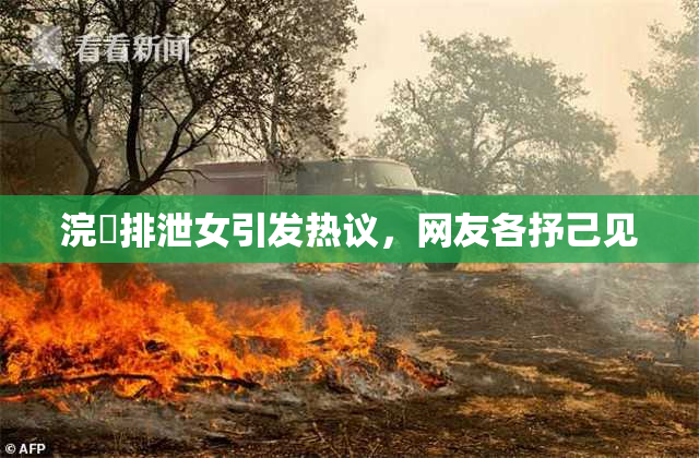 浣腸排泄女引发热议，网友各抒己见