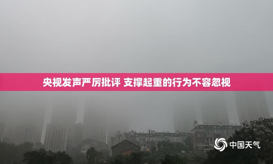 央视发声严厉批评 支撑起重的行为不容忽视