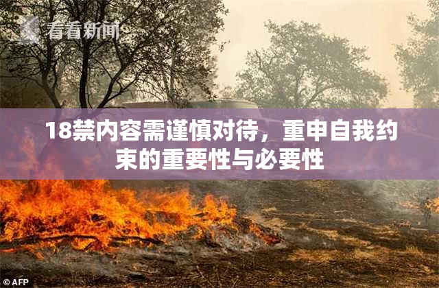 18禁内容需谨慎对待，重申自我约束的重要性与必要性