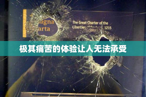 极其痛苦的体验让人无法承受