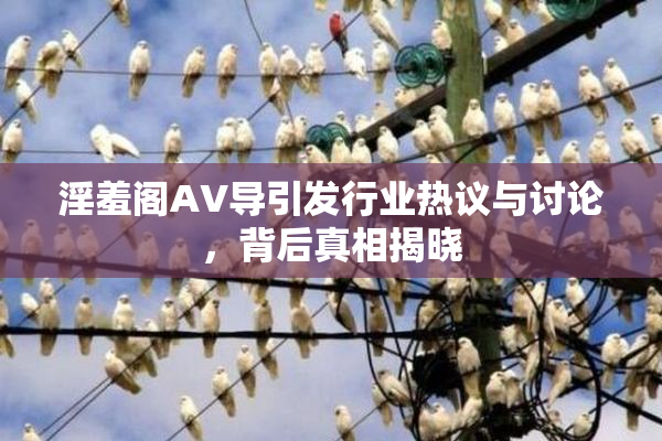 淫羞阁AV导引发行业热议与讨论，背后真相揭晓