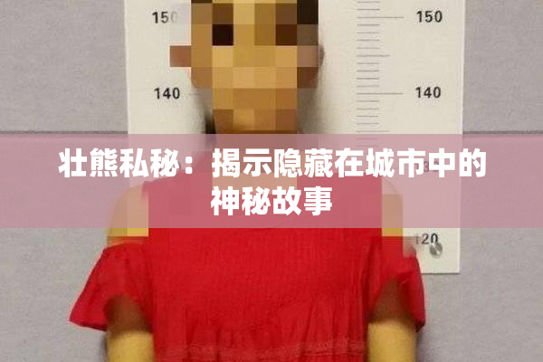 壮熊私秘：揭示隐藏在城市中的神秘故事