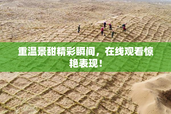 重温景甜精彩瞬间，在线观看惊艳表现！