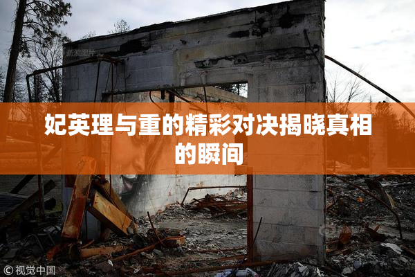 妃英理与重的精彩对决揭晓真相的瞬间