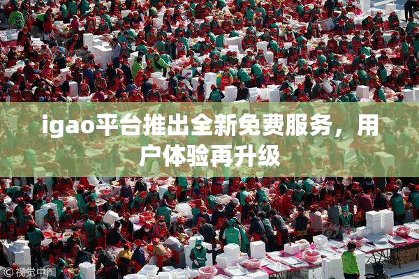 igao平台推出全新免费服务，用户体验再升级