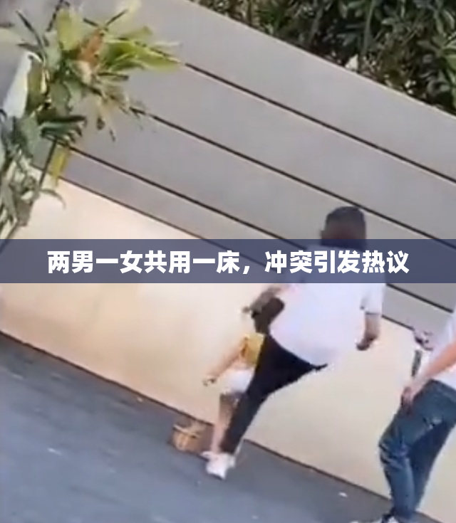 两男一女共用一床，冲突引发热议