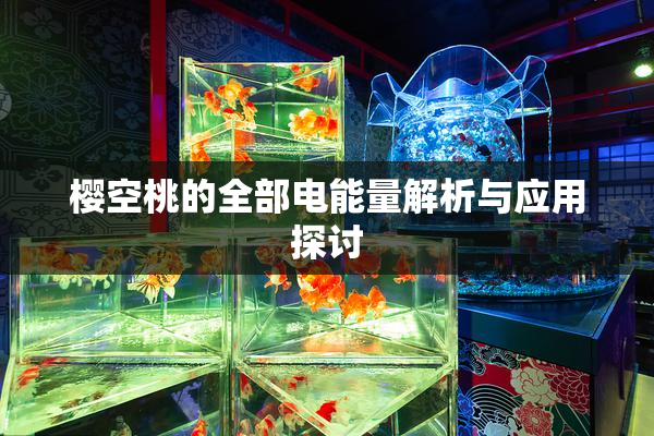 樱空桃的全部电能量解析与应用探讨