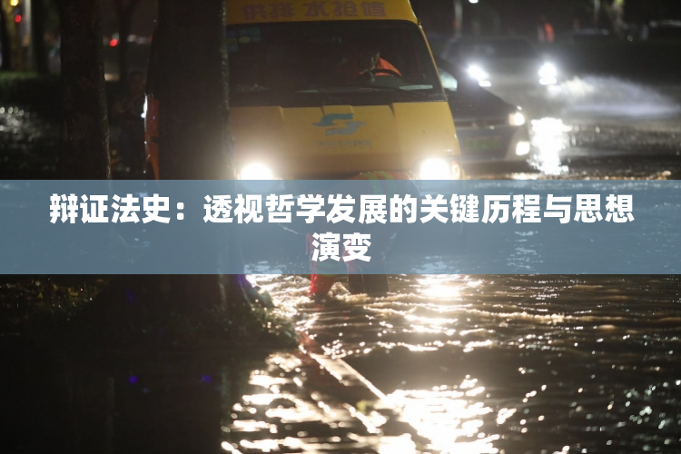 辩证法史：透视哲学发展的关键历程与思想演变