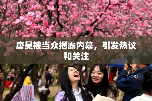 唐昊被当众揭露内幕，引发热议和关注