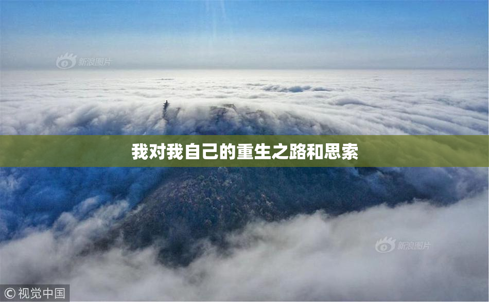 我对我自己的重生之路和思索