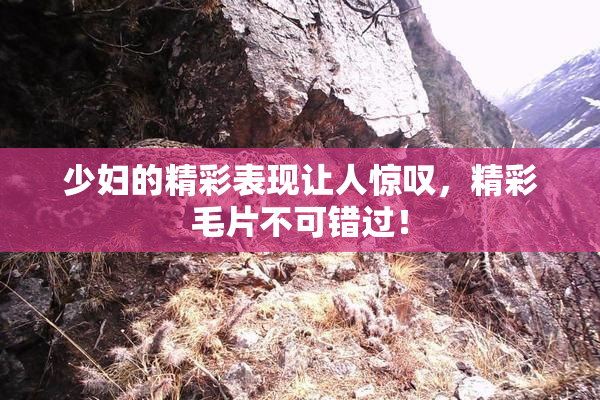 少妇的精彩表现让人惊叹，精彩毛片不可错过！