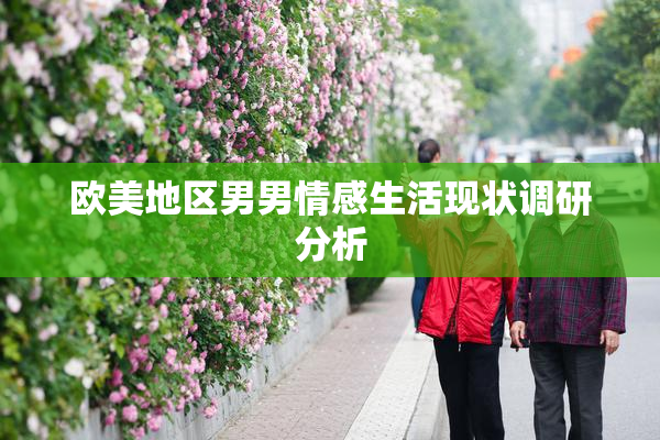 欧美地区男男情感生活现状调研分析
