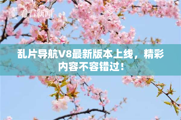 乱片导航V8最新版本上线，精彩内容不容错过！