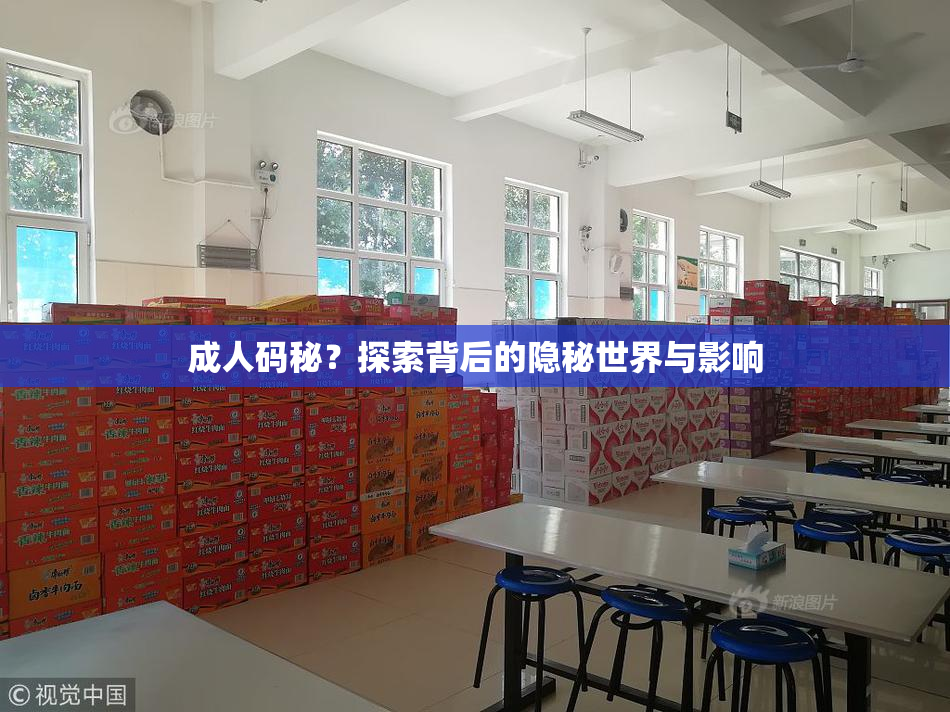 成人码秘？探索背后的隐秘世界与影响