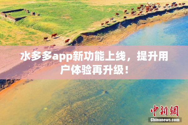 水多多app新功能上线，提升用户体验再升级！