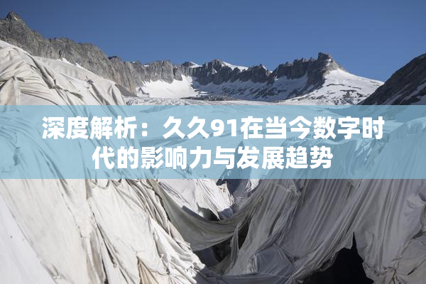深度解析：久久91在当今数字时代的影响力与发展趋势
