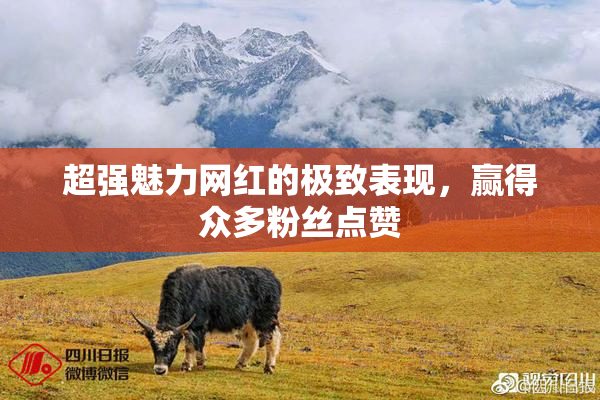 超强魅力网红的极致表现，赢得众多粉丝点赞