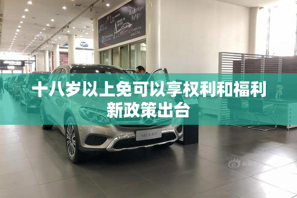 十八岁以上免可以享权利和福利新政策出台