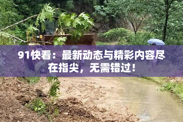91快看：最新动态与精彩内容尽在指尖，无需错过！