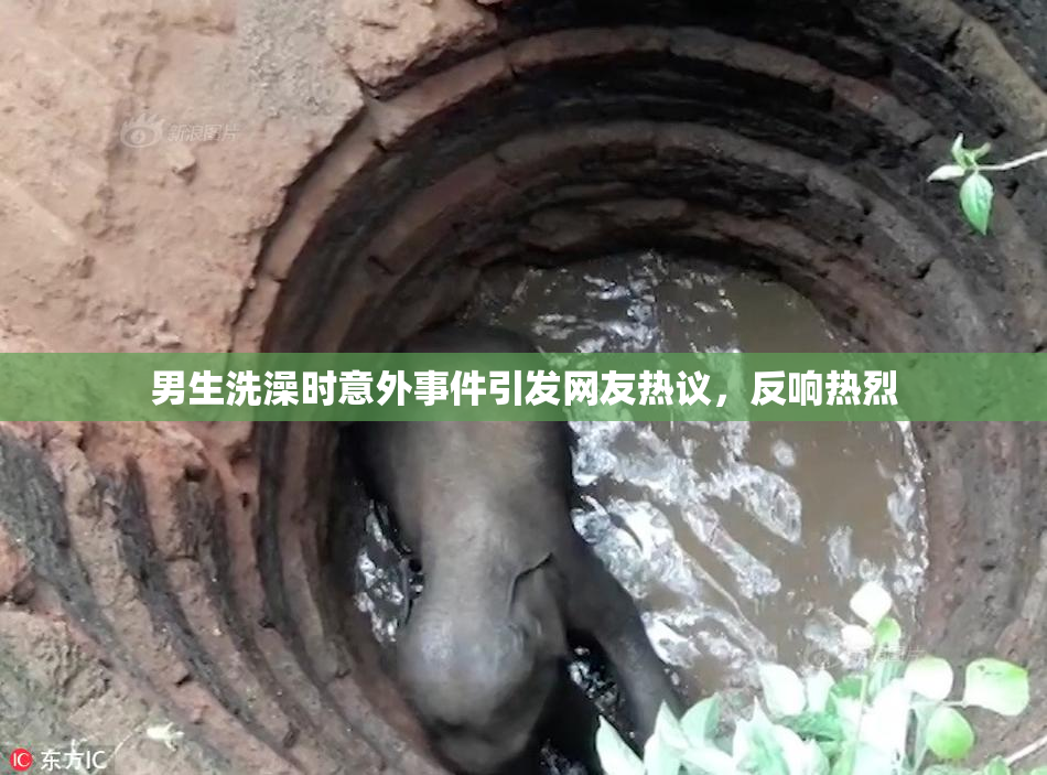 男生洗澡时意外事件引发网友热议，反响热烈