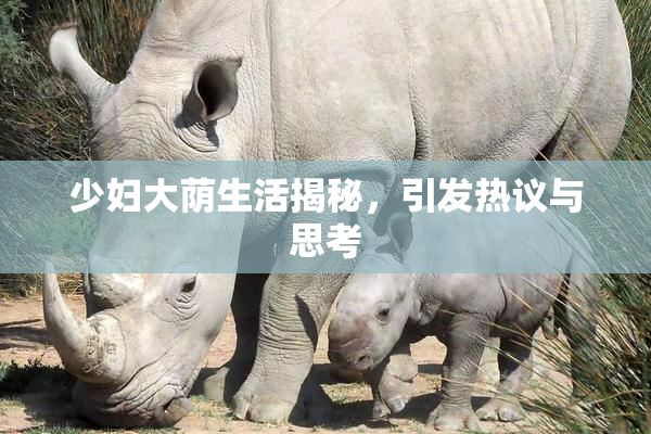 少妇大荫生活揭秘，引发热议与思考
