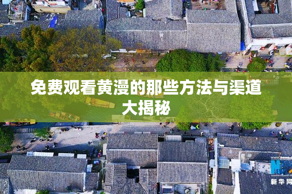 免费观看黄漫的那些方法与渠道大揭秘