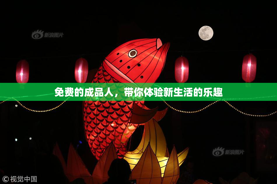免费的成品人，带你体验新生活的乐趣