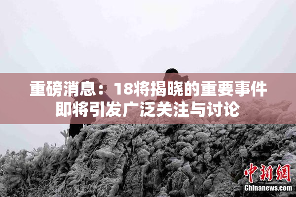 重磅消息：18将揭晓的重要事件即将引发广泛关注与讨论