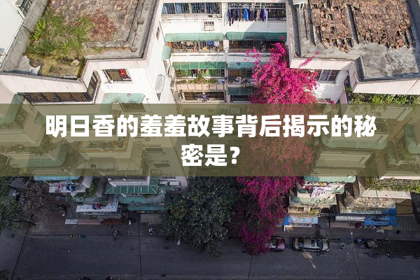 明日香的羞羞故事背后揭示的秘密是？