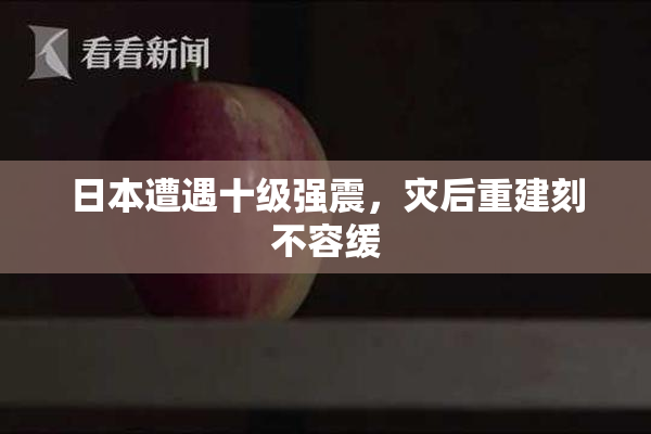 日本遭遇十级强震，灾后重建刻不容缓