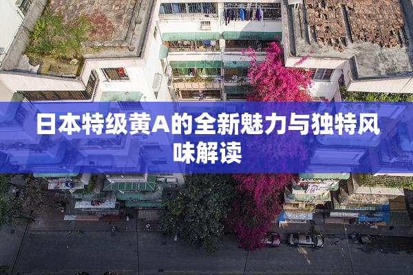 日本特级黄A的全新魅力与独特风味解读