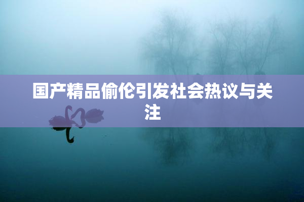 国产精品偷伦引发社会热议与关注