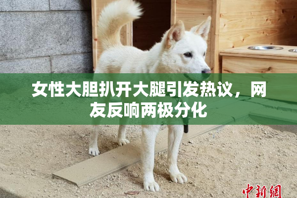 女性大胆扒开大腿引发热议，网友反响两极分化