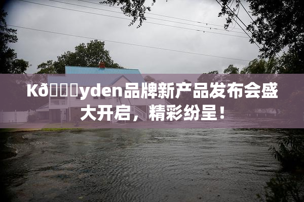K🈚yden品牌新产品发布会盛大开启，精彩纷呈！