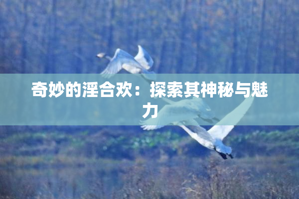 奇妙的淫合欢：探索其神秘与魅力