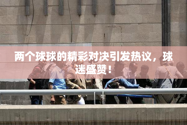 两个球球的精彩对决引发热议，球迷盛赞！