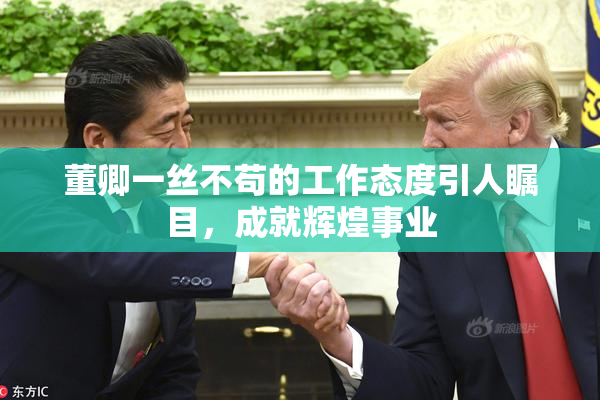董卿一丝不苟的工作态度引人瞩目，成就辉煌事业