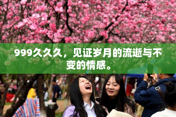999久久久，见证岁月的流逝与不变的情感。