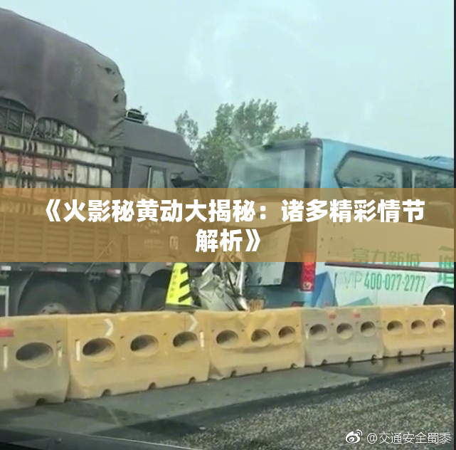 《火影秘黄动大揭秘：诸多精彩情节解析》