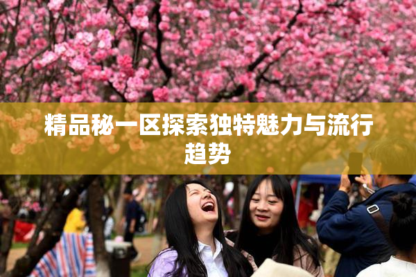 精品秘一区探索独特魅力与流行趋势