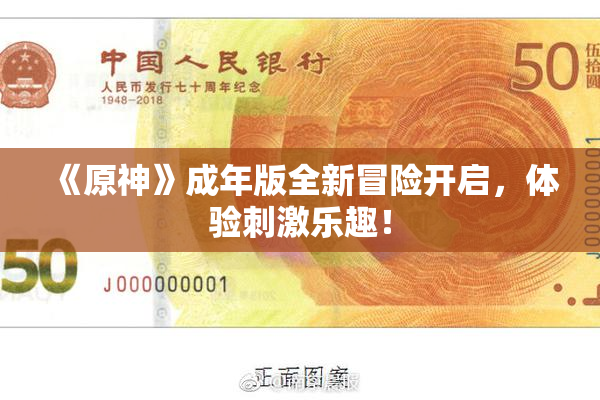 《原神》成年版全新冒险开启，体验刺激乐趣！
