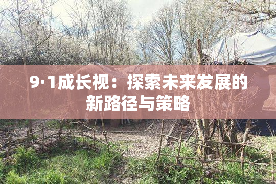 9·1成长视：探索未来发展的新路径与策略
