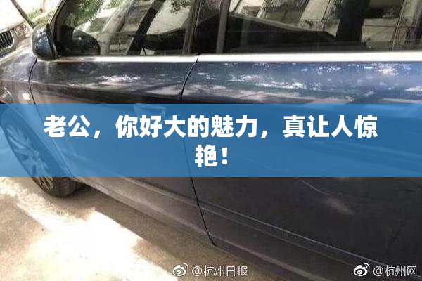 老公，你好大的魅力，真让人惊艳！