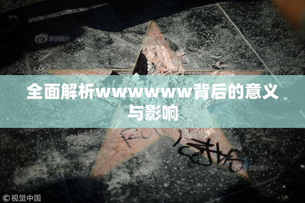 全面解析wwwwww背后的意义与影响
