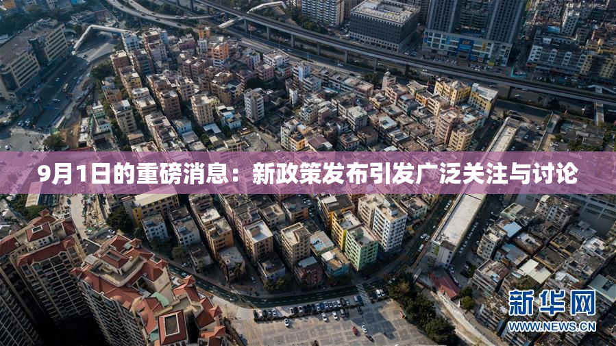 9月1日的重磅消息：新政策发布引发广泛关注与讨论