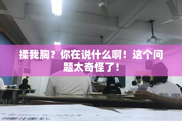 揉我胸？你在说什么啊！这个问题太奇怪了！