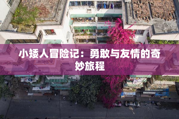 小矮人冒险记：勇敢与友情的奇妙旅程