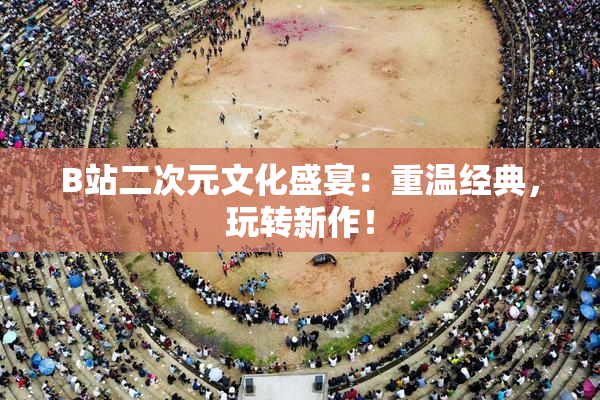 B站二次元文化盛宴：重温经典，玩转新作！