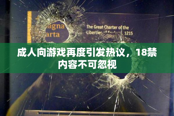 成人向游戏再度引发热议，18禁内容不可忽视