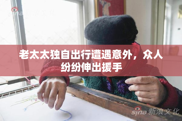 老太太独自出行遭遇意外，众人纷纷伸出援手